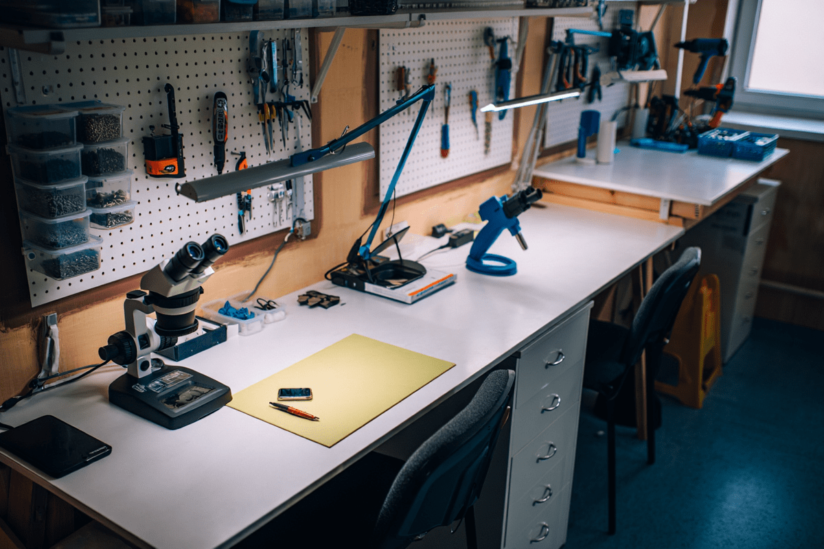 Процесс ремонта техники DJI в dji-fix